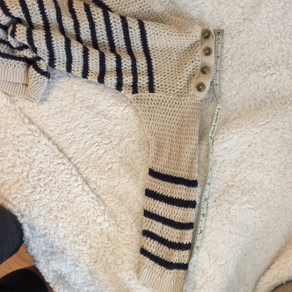 Loft Lightweight Spring Striped Sweater - Picture 5 of 6